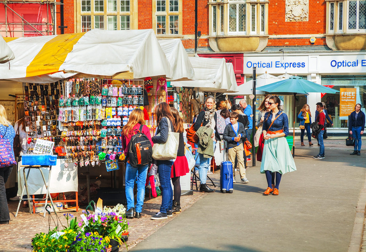 Уличный рынок, Кембридж
